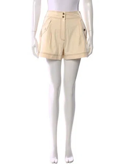Pre-owned Veronica Beard Mini Shorts In Neutral