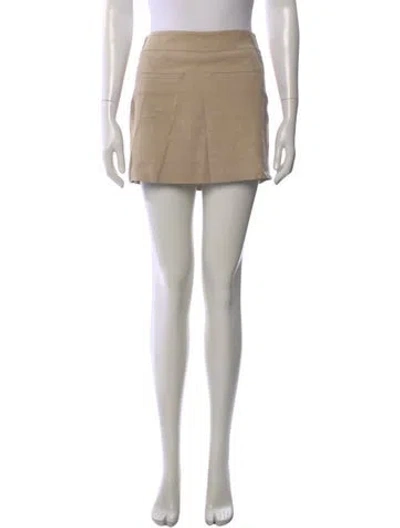 Pre-owned Veronica Beard Mini Shorts In Neutral