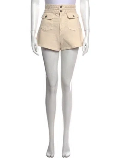 Pre-owned Veronica Beard Mini Shorts In Neutrals