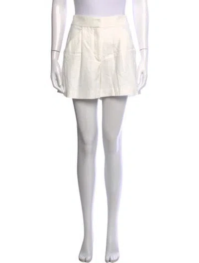 Pre-owned Veronica Beard Mini Shorts In Neutrals