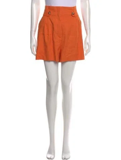 Pre-owned Veronica Beard Mini Shorts In Orange