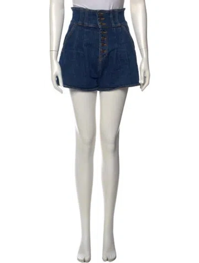 Pre-owned Veronica Beard Mini Shorts In Purple