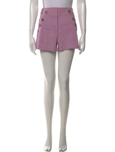 Pre-owned Veronica Beard Mini Shorts In Purple