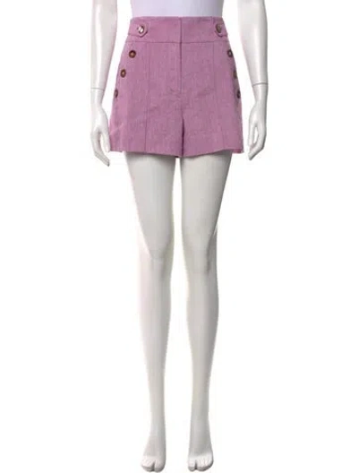 Pre-owned Veronica Beard Mini Shorts In Purple