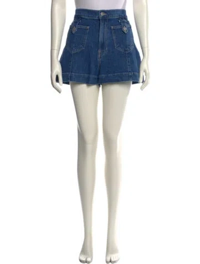 Pre-owned Veronica Beard Mini Shorts W/ Tags In Blue