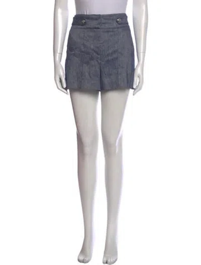 Pre-owned Veronica Beard Mini Shorts W/ Tags In Blue