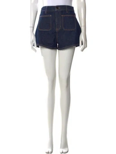 Pre-owned Veronica Beard Mini Shorts W/ Tags In Blue