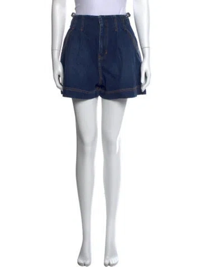 Pre-owned Veronica Beard Mini Shorts W/ Tags In Blue