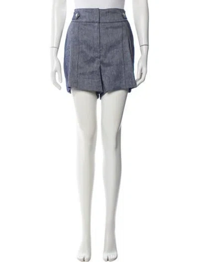 Pre-owned Veronica Beard Mini Shorts W/ Tags In Blue