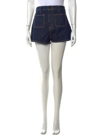 Pre-owned Veronica Beard Mini Shorts W/ Tags In Blue