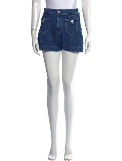 Pre-owned Veronica Beard Mini Shorts W/ Tags In Blue