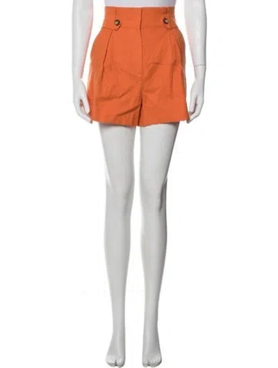 Pre-owned Veronica Beard Mini Shorts W/ Tags In Orange