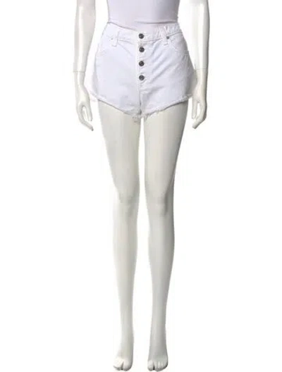 Pre-owned Veronica Beard Mini Shorts In White