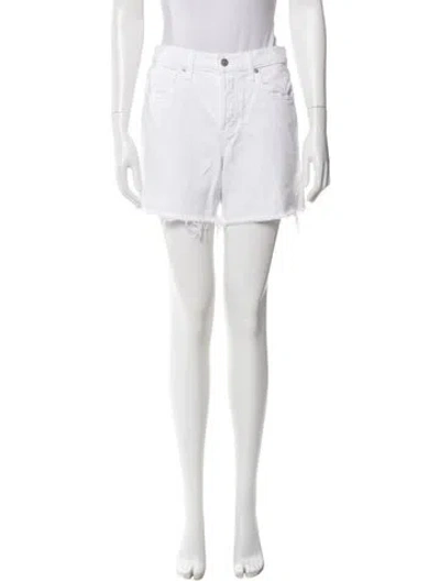 Pre-owned Veronica Beard Mini Shorts In White