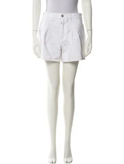 Pre-owned Veronica Beard Mini Shorts In White