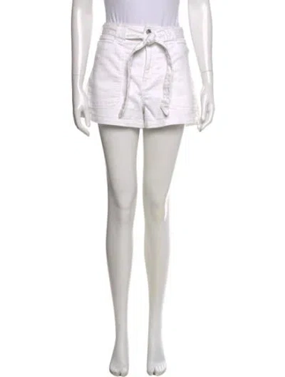 Pre-owned Veronica Beard Mini Shorts In White