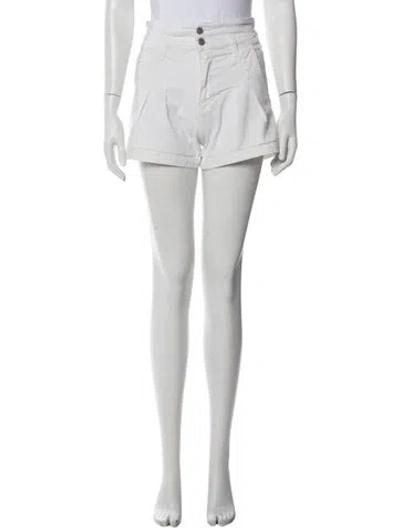 Pre-owned Veronica Beard Mini Shorts In White