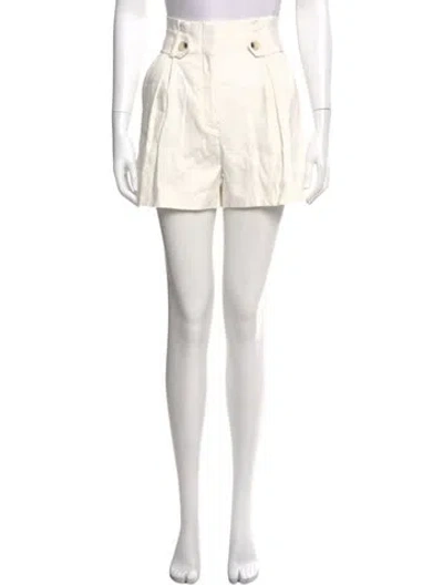 Pre-owned Veronica Beard Mini Shorts In White