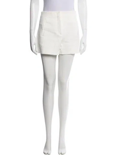Pre-owned Veronica Beard Mini Shorts In White