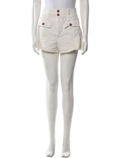 Pre-owned Veronica Beard Mini Shorts In White