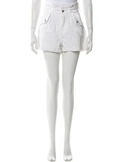 Pre-owned Veronica Beard Mini Shorts In White