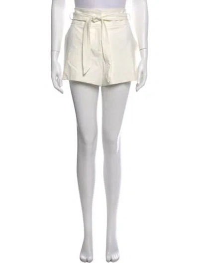 Pre-owned Veronica Beard Mini Shorts In White