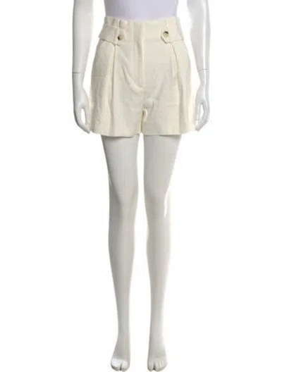 Pre-owned Veronica Beard Mini Shorts In White