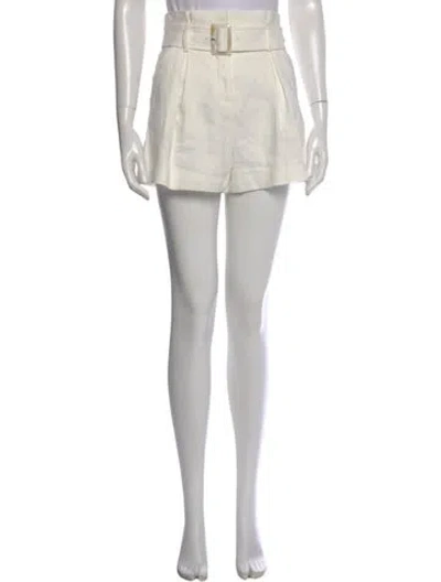 Pre-owned Veronica Beard Mini Shorts In White