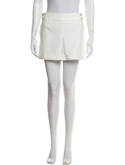 Pre-owned Veronica Beard Mini Shorts In White