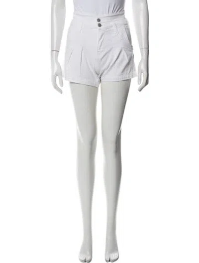 Pre-owned Veronica Beard Mini Shorts In White