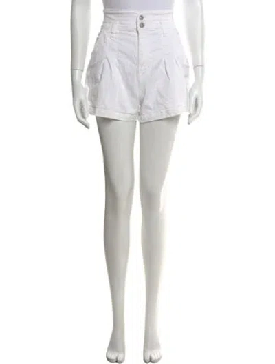 Pre-owned Veronica Beard Mini Shorts In White