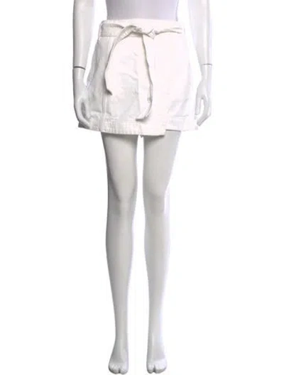 Pre-owned Veronica Beard Mini Shorts In White