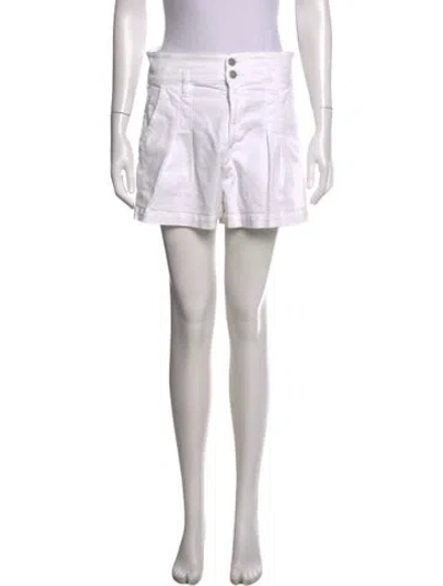 Pre-owned Veronica Beard Mini Shorts In White