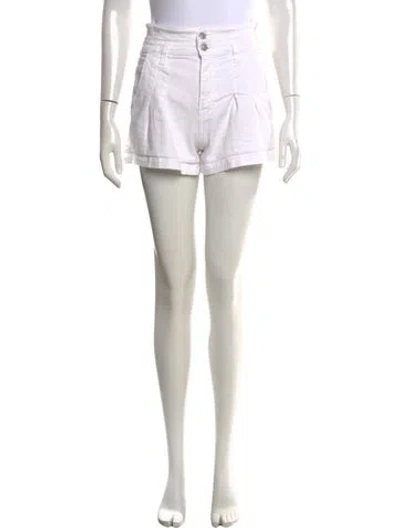 Pre-owned Veronica Beard Mini Shorts In White