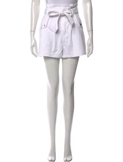 Pre-owned Veronica Beard Mini Shorts In White