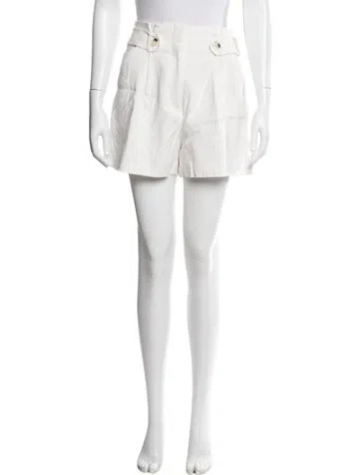 Pre-owned Veronica Beard Mini Shorts In White