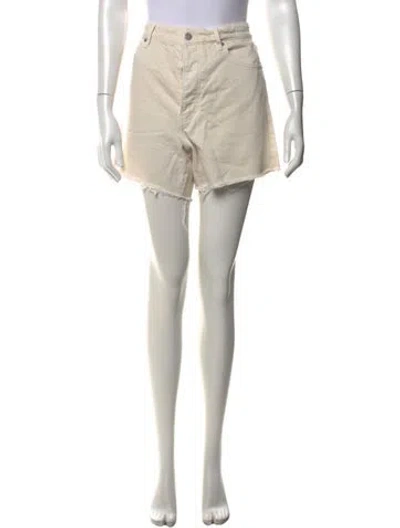 Pre-owned Veronica Beard Mini Shorts In White