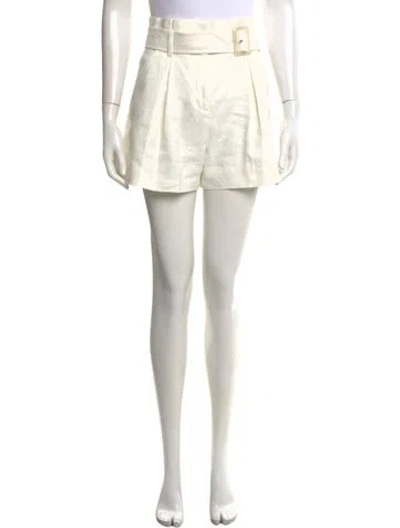 Pre-owned Veronica Beard Mini Shorts In White