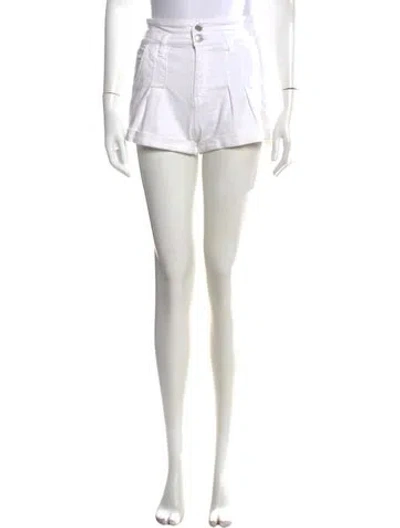 Pre-owned Veronica Beard Mini Shorts In White