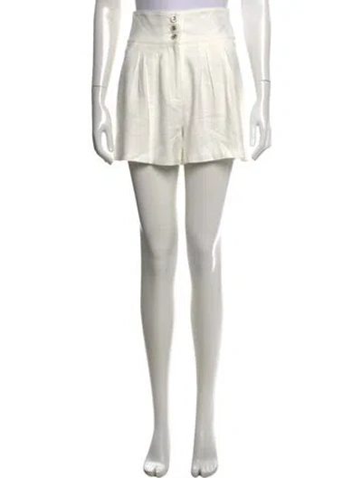 Pre-owned Veronica Beard Mini Shorts In White