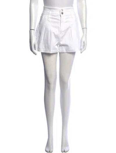 Pre-owned Veronica Beard Mini Shorts In White