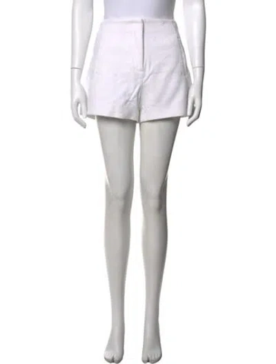 Pre-owned Veronica Beard Mini Shorts In White