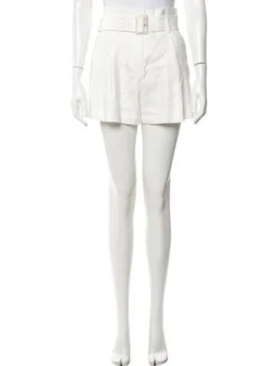 Pre-owned Veronica Beard Mini Shorts In White