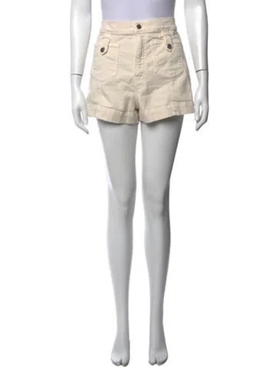 Pre-owned Veronica Beard Mini Shorts In White