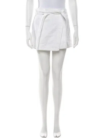 Pre-owned Veronica Beard Mini Shorts In White