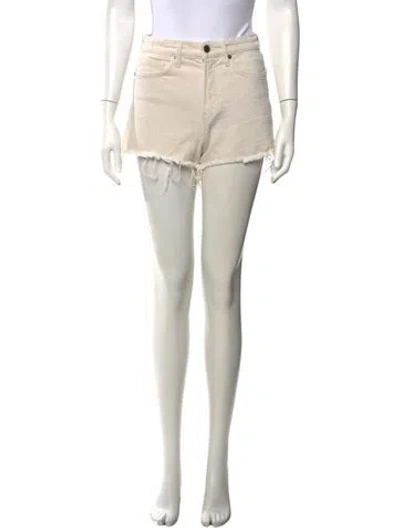 Pre-owned Veronica Beard Mini Shorts In White
