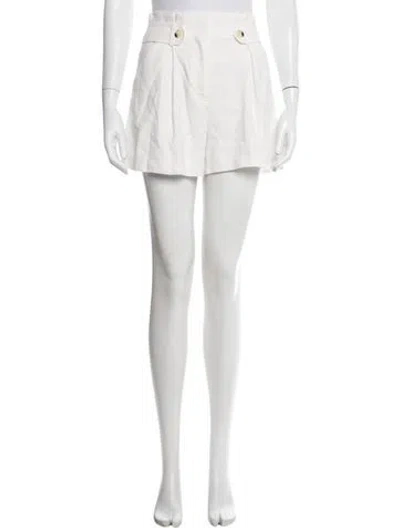 Pre-owned Veronica Beard Mini Shorts In White