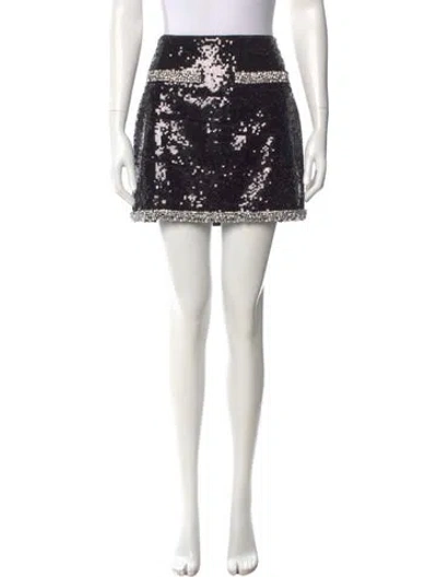 Pre-owned Veronica Beard Mini Skirt In Black
