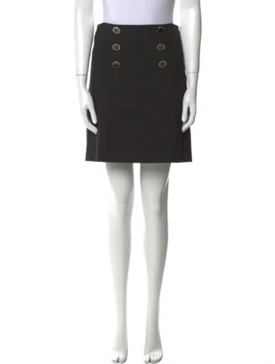 Pre-owned Veronica Beard Mini Skirt In Black