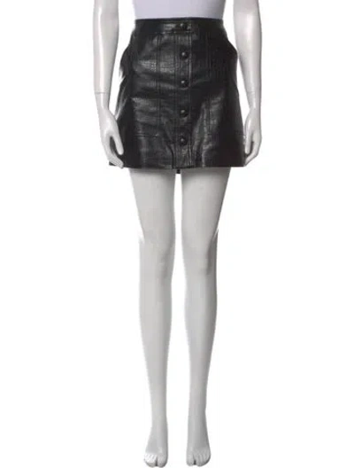 Pre-owned Veronica Beard Mini Skirt In Black